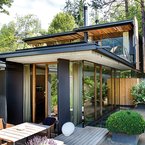 Moderner Holz-Hybridbau 