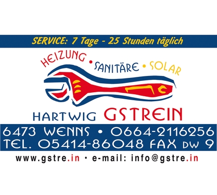 Heizung - Sanitär - Solar Hartwig Gstrein GmbH
