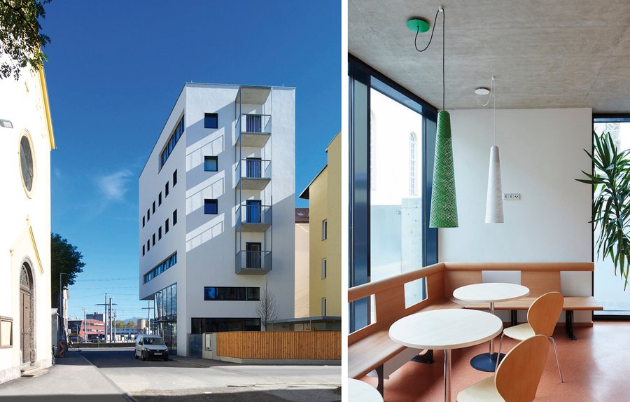 Die Mentlvilla in Innsbruck bietet Suchtkranken  nicht nur einen Platz zum Schlafen &#8211; hier finden  sie Schutz, soziale W&#228;rme, Kleidung und mehr. Fotos: David Schreyer, Karl Heinz