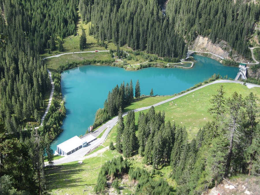 Das Naherholungsgebiet Verwall mit seinem Stausee. (Foto: Franz Mungenast)