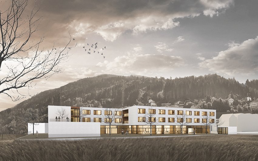 Sozialzentrum Wattens / Tirol, Visualisierung: scharmer-wurnig-architekten ZT gmbh